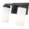 Z-Lite Danica 2 Light Vanity, 11.75in. W x 9in. H, Matte Black 3044-2V-MB - alternate 5